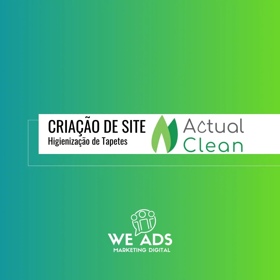 Exemplo de site criado para um negócio de higienização de estofados.